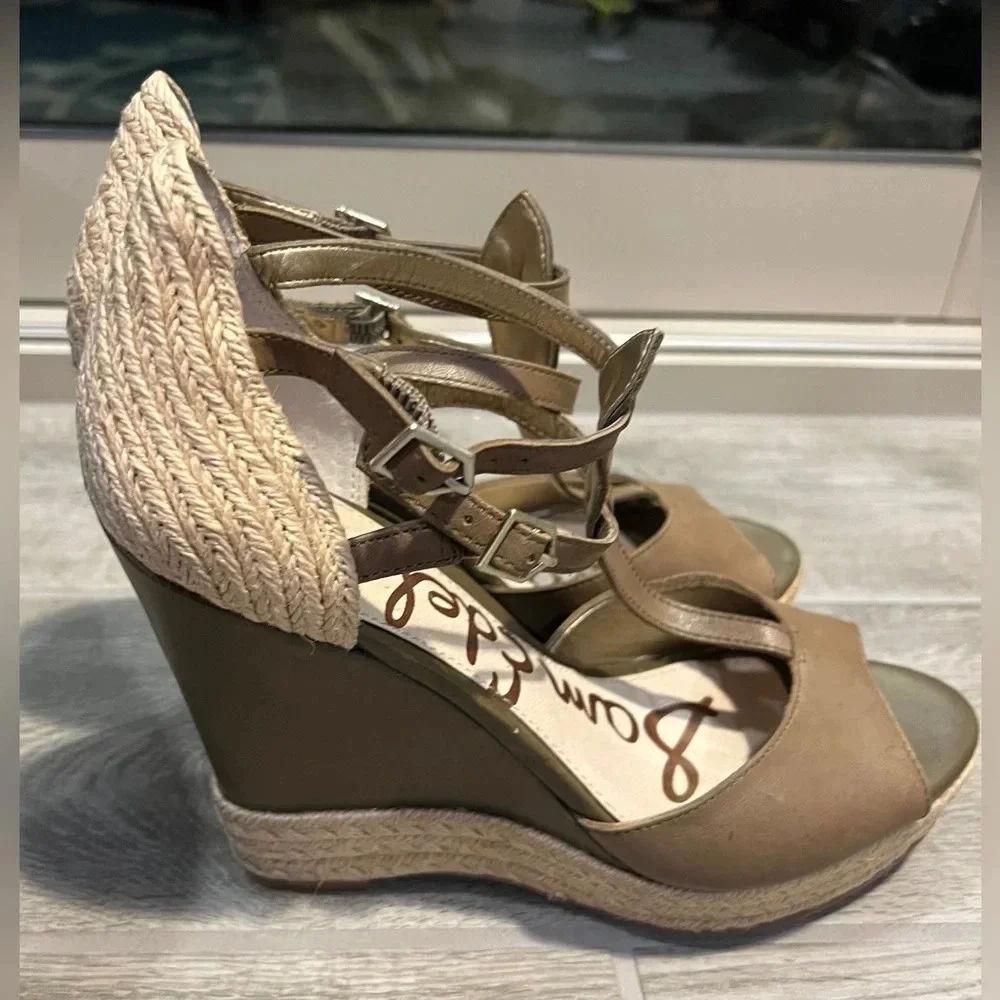 Sam Edelman Saddle Katarina wedge Heels brown